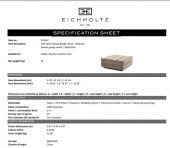 Ottoman Dean, savona greige sammet, Eichholtz- 115047 Ottoman Dean, savona greige sammet, Eichholtz- 115047