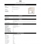 Fåtöljer Pebbles Cream, Eichholtz-115090 Fåtöljer Pebbles Cream, Eichholtz-115090