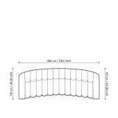 Soffa Kelly L, bouclé kräm, Eichholtz -115143 Soffa Kelly L, bouclé kräm, Eichholtz -115143