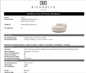 Björn rund soffa, bouclé kräm, Eichholtz- 115177 Björn rund soffa, bouclé kräm, Eichholtz- 115177