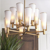 Ljuskrona Dino, antik mässingsfinish, Eichholtz- 115215 Ljuskrona Dino, antik mässingsfinish, Eichholtz- 115215