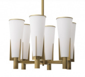 Ljuskrona Dino, antik mässingsfinish, Eichholtz- 115215 Ljuskrona Dino, antik mässingsfinish, Eichholtz- 115215