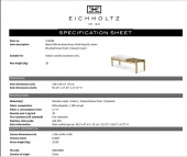 Bänk Bibi, Borstad mässing / bouclé kräm, Eichholtz- 115269 Bänk Bibi, Borstad mässing / bouclé kräm, Eichholtz- 115269