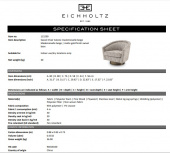 Vridstol Catene, Mademoiselle beige, Eichholtz -115299 Vridstol Catene, Mademoiselle beige, Eichholtz -115299