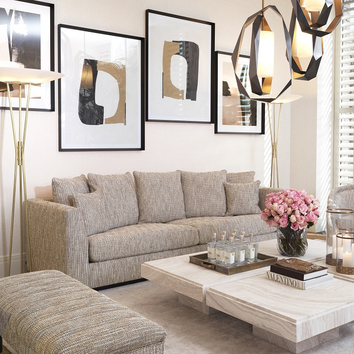 Soffa Taylor, Mademoiselle beige, Eichholtz- 115328