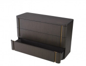 Byrå Modesto i mocha ekfanér, Eichholtz- 115360 Byrå Modesto i mocha ekfanér, Eichholtz- 115360