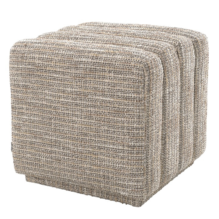 Bente ottoman, Mademoiselle beige, Eichholtz - 115490