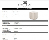 Bente ottoman, bouclé kräm, Eichholtz - 115491 Bente ottoman, bouclé kräm, Eichholtz - 115491