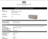 Bente bänk, Mademoiselle beige, Eichholtz - 115493 Bente bänk, Mademoiselle beige, Eichholtz - 115493