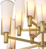 Ljuskrona dubbel Dino, antik mässingsfinish, Eichholtz- 115496 Ljuskrona dubbel Dino, antik mässingsfinish, Eichholtz- 115496