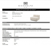 Soffa Dean mitten, bouclé kräm, Eichholtz- 115516 Soffa Dean mitten, bouclé kräm, Eichholtz- 115516