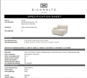 Soffa Dean vänster, bouclé kräm, Eichholtz- 115518 Soffa Dean vänster, bouclé kräm, Eichholtz- 115518