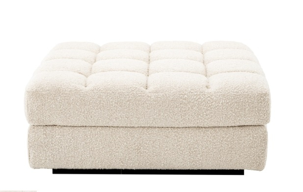 Ottoman Dean, bouclé kräm, Eichholtz- 115519