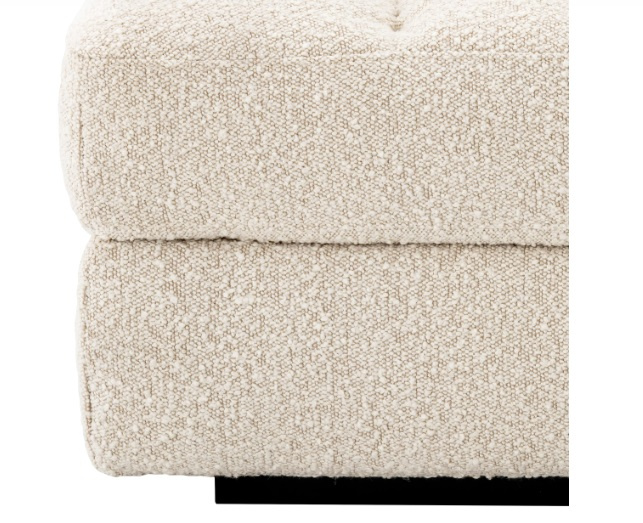 Ottoman Dean, bouclé kräm, Eichholtz- 115519