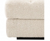 Ottoman Dean, bouclé kräm, Eichholtz- 115519 Ottoman Dean, bouclé kräm, Eichholtz- 115519