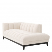 Loungesoffa Ditmar vänster, bouclé kräm, Eichholtz- 115528  Loungesoffa Ditmar vänster, bouclé kräm, Eichholtz- 115528