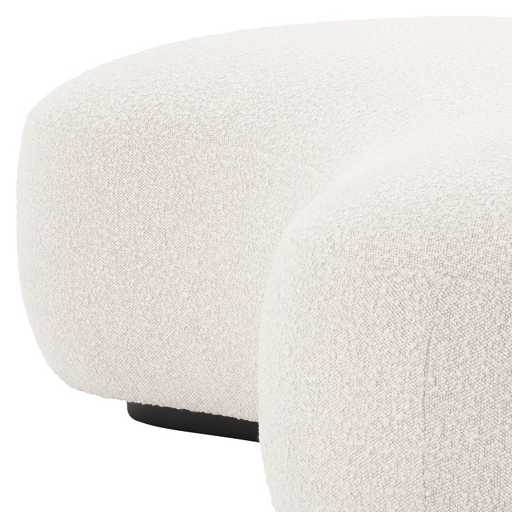 Bänk Björn,  bouclé kräm, Eichholtz- 115574