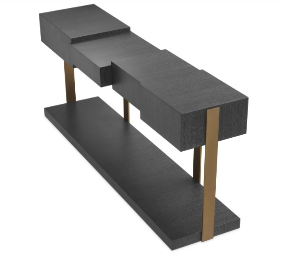 Konsolbord Nerone, kolgrå ekfanér, Eichholtz- 115578