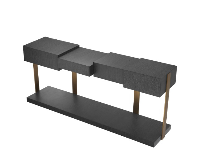 Konsolbord Nerone, kolgrå ekfanér, Eichholtz- 115578