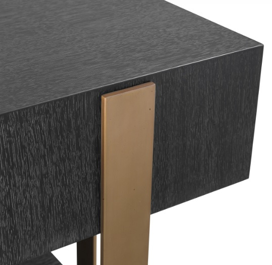 Konsolbord Nerone, kolgrå ekfanér, Eichholtz- 115578