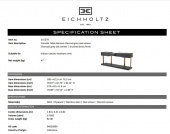 Konsolbord Nerone, kolgrå ekfanér, Eichholtz- 115578 Konsolbord Nerone, kolgrå ekfanér, Eichholtz- 115578