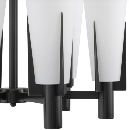 Ljuskrona Dino, brons höjdpunkt finish, Eichholtz- 115764