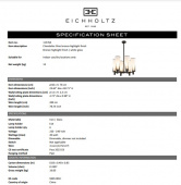 Ljuskrona Dino, brons höjdpunkt finish, Eichholtz- 115764 Ljuskrona Dino, brons höjdpunkt finish, Eichholtz- 115764