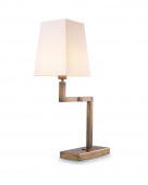 Bordslampa Cambell vintage mässingsfinish inkl skugga, Eichholtz- 115766 Bordslampa Cambell vintage mässingsfinish inkl skugga, Eichholtz- 115766