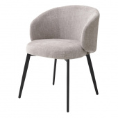 Matstol Lloyd med armstöd, set om 2, Sisley grå, Eichholtz- 115993 Matstol Lloyd med armstöd, set om 2, Sisley grå, Eichholtz- 115993