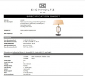 Bordslamp Vincente, Eichholtz- 116100 Bordslamp Vincente, Eichholtz- 116100
