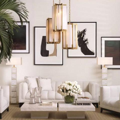 Kaffebord Sartoria travertine, Eichholtz-116334