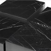 Soffbord Esposito, set med 4 stycken, svart marmor, Eichholtz- 116524 Soffbord Esposito, set med 4 stycken, svart marmor, Eichholtz- 116524