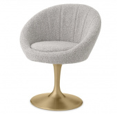 Matstol O'Neill i bouclé-grått tyg-116630 Matstol O'Neill i bouclé-grått tyg-116630