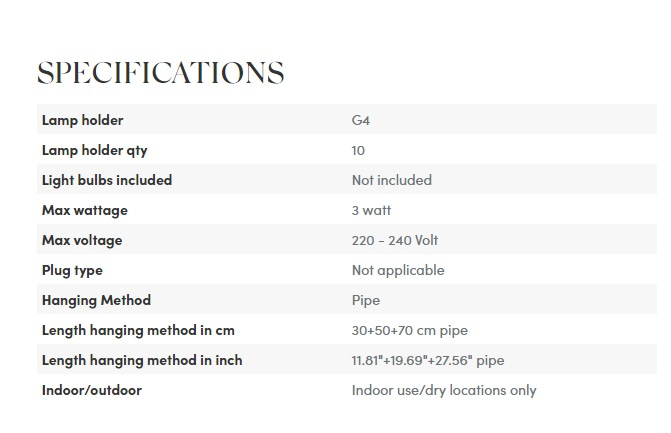 Takkrona Bermude, Eichholtz-116688