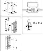 Vägglampa Sparks S, Eichholtz- 116691 Vägglampa Sparks S, Eichholtz- 116691