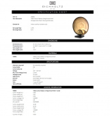 Bordslampa Odessa, Eichholtz- 116860 Bordslampa Odessa, Eichholtz- 116860