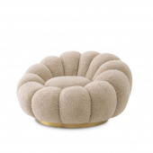 Mello vridbar fåtölj sand, Eichholtz- 116962 Mello vridbar fåtölj sand, Eichholtz- 116962