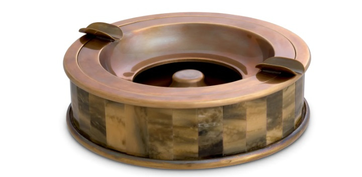 Askkopp Bonham vintage brass, Eichholtz-117018