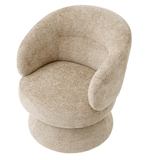 Vridstol Liberty, lyssa sand, Eichholtz- 117192