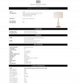 Bordslampa Stilla Eichholtz-117325 Bordslampa Stilla Eichholtz-117325