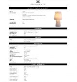 Bordslampa Melia, Eichholtz-117330 Bordslampa Melia, Eichholtz-117330