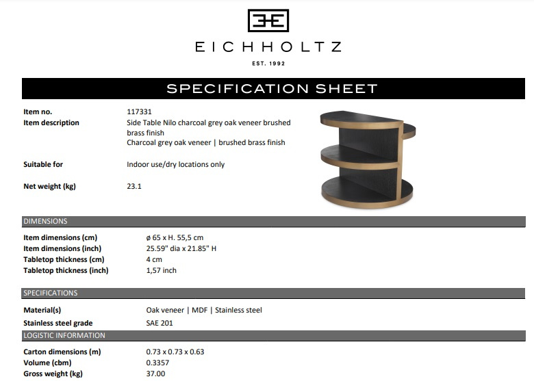 Sidobord Nilo, Eichholtz-117331