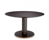 Matbord Astro, med mörkbrun ekfanér, Eichholtz- 117384 Matbord Astro, med mörkbrun ekfanér, Eichholtz- 117384