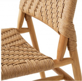 Utomhusmatstol Laroc i naturlig teak, set om 2-117385 Utomhusmatstol Laroc i naturlig teak, set om 2-117385