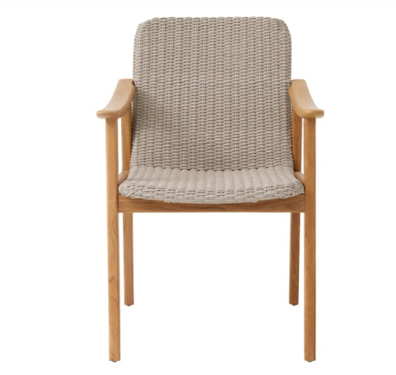 Utomhusmatstol Honolulu i naturlig teak-117413