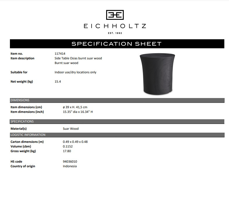 Sidobord Osias, svart-117414