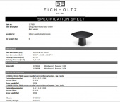 Matbord Motto, svart fanér, Eichholtz- 117469 Matbord Motto, svart fanér, Eichholtz- 117469