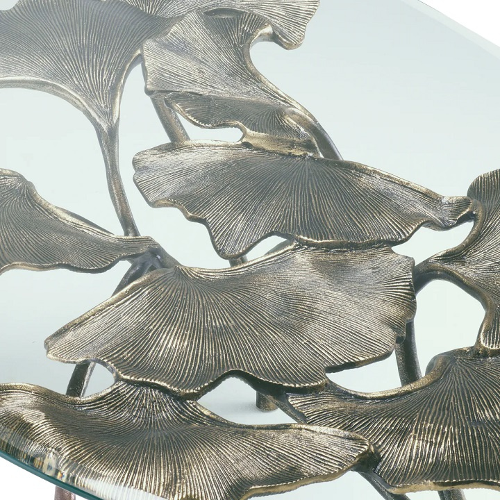 Soffbord Poseidon, vintage mässingsfinish, Eichholtz- 117526