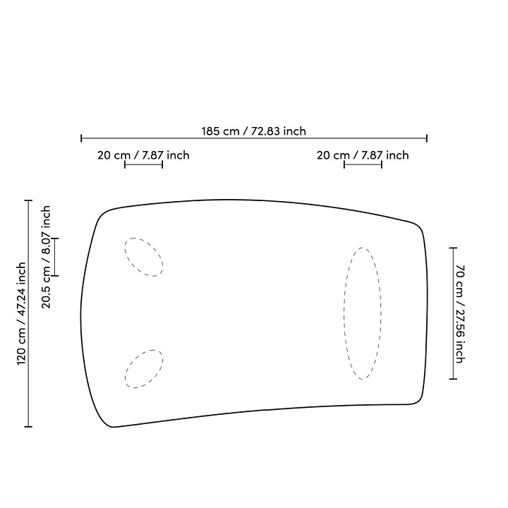 Bergman soffbord, Naturlig ekfanér, Eichholtz- 117569