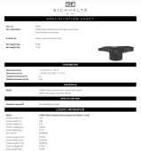 Eichholtz Soffbord Cesareo, kolgrå ekfanér - 118416 Eichholtz Soffbord Cesareo, kolgrå ekfanér - 118416